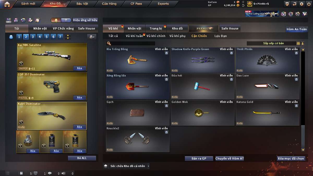 shop acc cf uy tin gia re